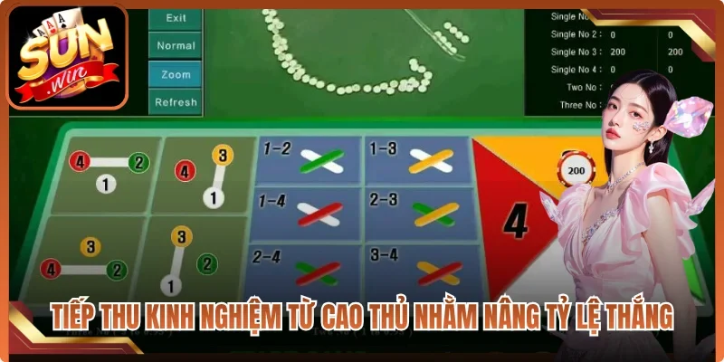 Tiếp thu kinh nghiệm từ cao thủ nhằm nâng tỷ lệ thắng